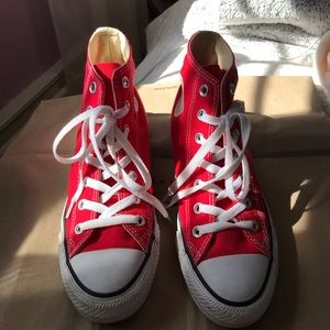 Red High Top Converse
